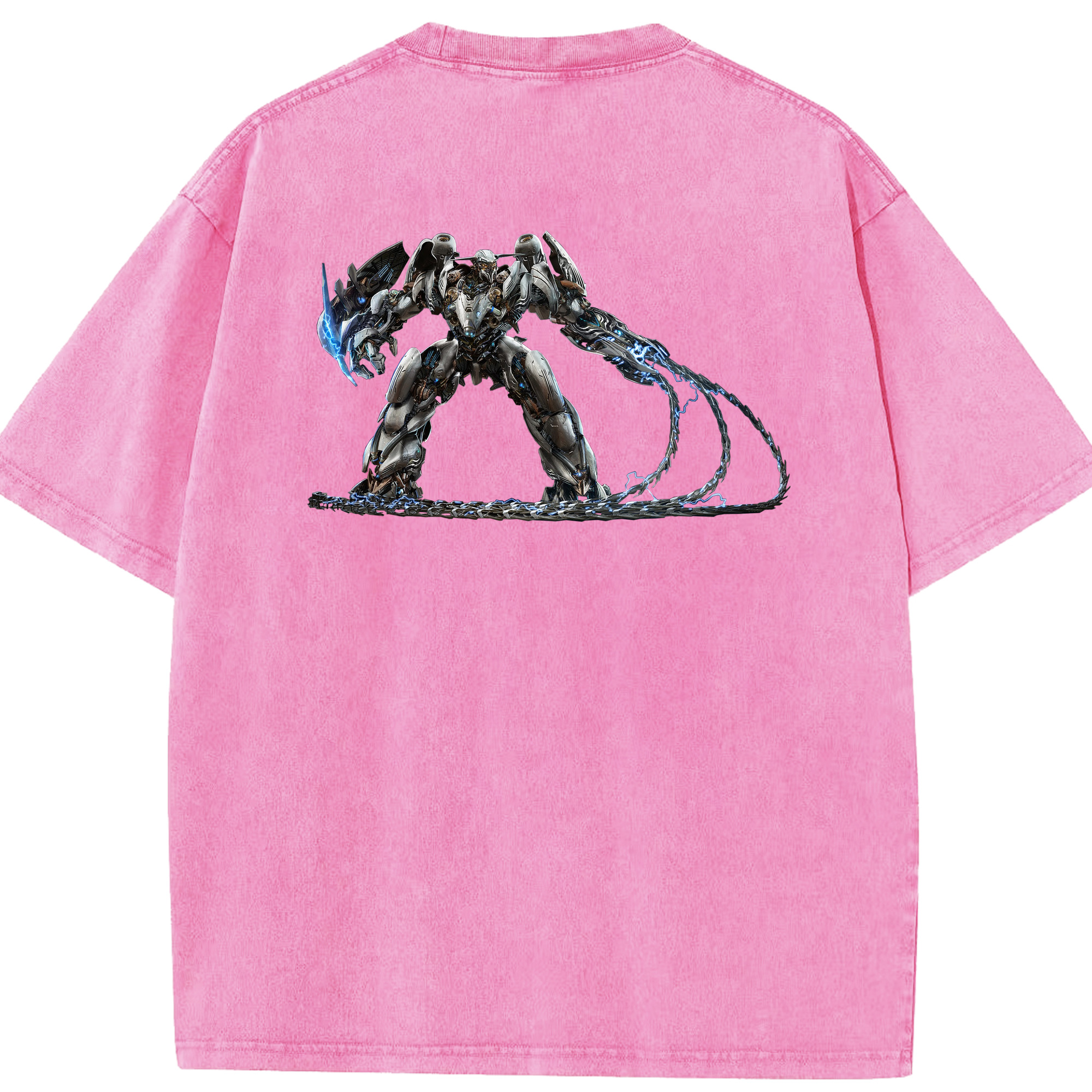 （画像用）  綿100% ヴィンテージ風 半袖Tシャツ（背面プリント）